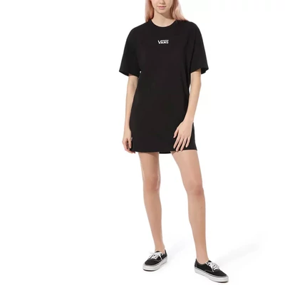Vans Center Vee Tee Dress ruha Black