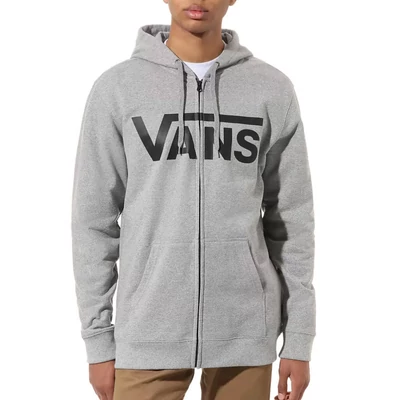 Vans Classic Zip kapucnis pulóver Cement Heather Black