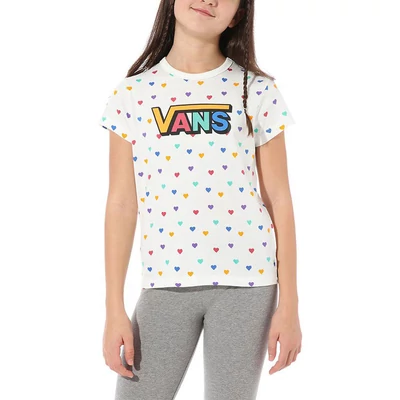Vans Colorful Hearts gyerek póló White