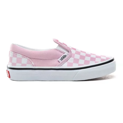 Vans Classic Slip-On gyerek cipő Checkerboard Lilac Snow