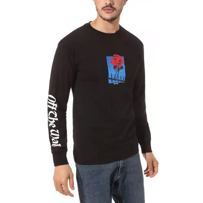Vans Trespassing Ls Póló Black