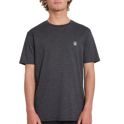 Volcom Circle Blanks póló Heather Black