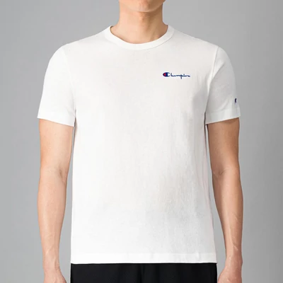 Champion Premium Script Back Logo póló WHT