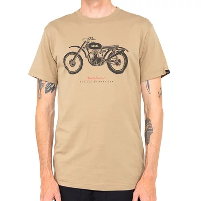 Deus Parilla Wildcat póló Tobacco