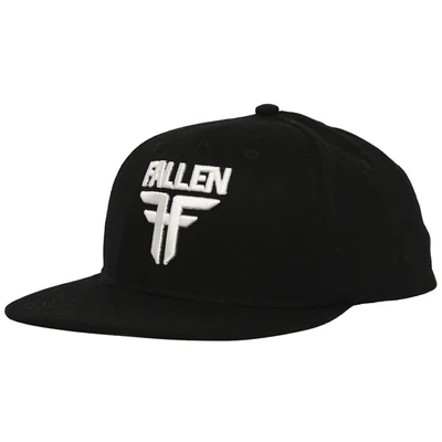 Fallen Insignia Flat sapka Black White