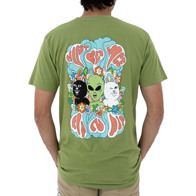 Ripndip Flower Child póló Dirty Olive