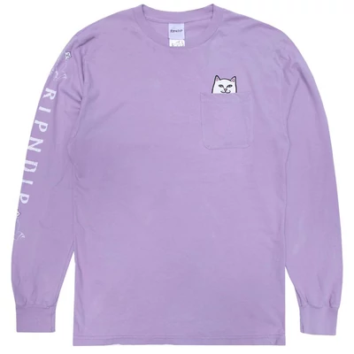 Ripndip Lord Nermal Pocket Ls póló Mauve