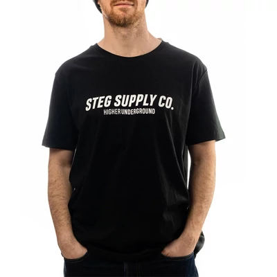 Stég Supply Co. póló Black