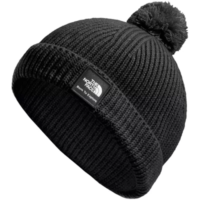 The North Face Littles Box Logo Pom kisgyerek téli sapka TNF Black