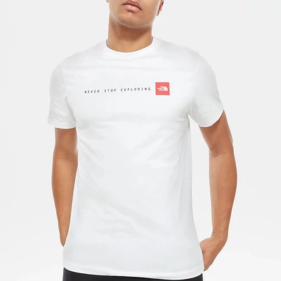 The North Face Never Stop Exploring póló TNF White TNF Red