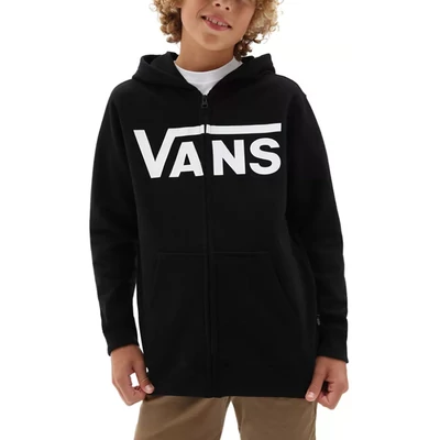 Vans Classic Boys Zip gyerek kapucnis pulóver Black