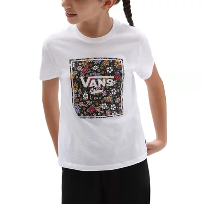 Vans Print Box Girls gyerek póló Floral White
