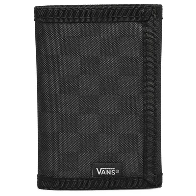Vans Slipped II pénztárca Black Charcoal Checkerboard