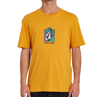 Volcom Crostic póló Vintage Gold