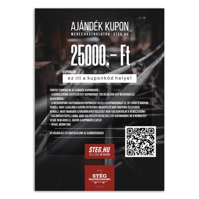 Stég Ajándék kupon 25 000Ft