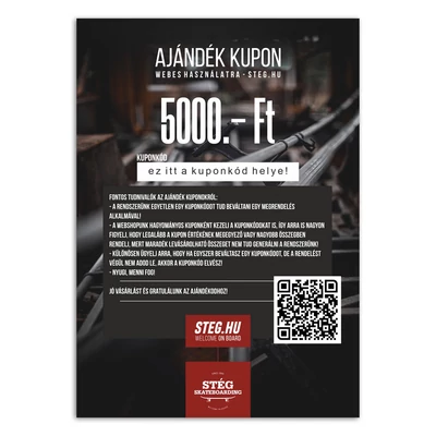 Stég Ajándék kupon 5000Ft