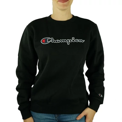 Champion Embroidered Logo Crew pulóver nbk