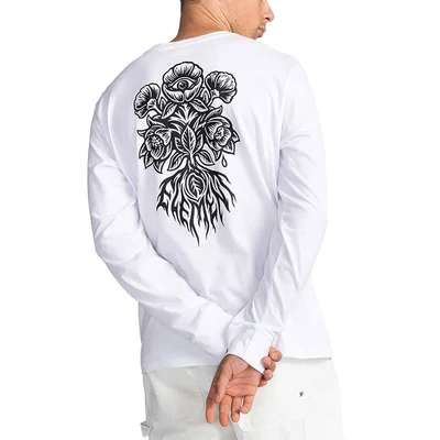 Element X Timber Bloom LS póló Optic White