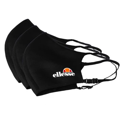 Ellesse Palsito 3 Pack maszk Black