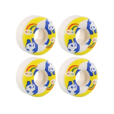 Enjoi Rainbow Fart kerék White Yellow 52mm 100a 4db