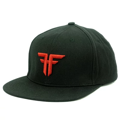 Fallen Trademark Snapback sapka Black Red