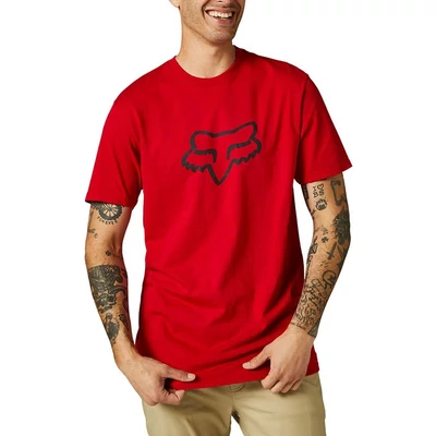 Fox Legacy Fox Head póló Flame Red Black