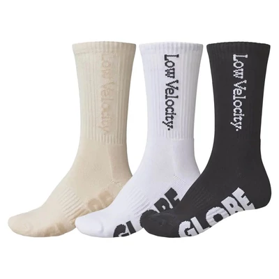 Globe Low Velocity zokni Assorted 3 pár 