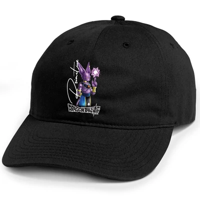 Primitive X Dragon Ball Beerus Orb Strapback sapka Black