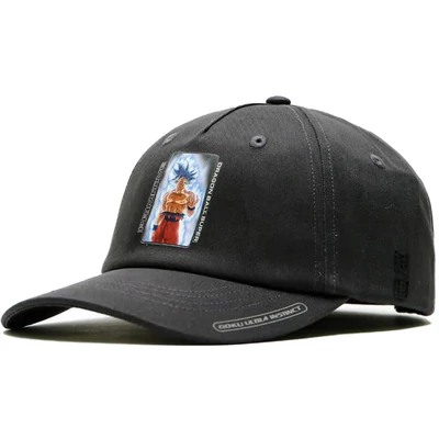 Primitive X Dragon Ball Goku Ultra Instinct Strapback sapka Washed Black