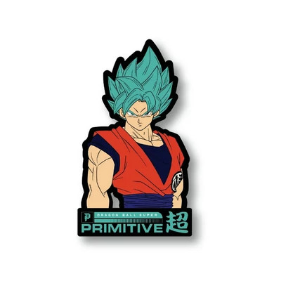 Primitive Goku Classic Pin Red