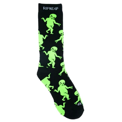 Ripndip Alien Dance Party zokni Black 1 pár