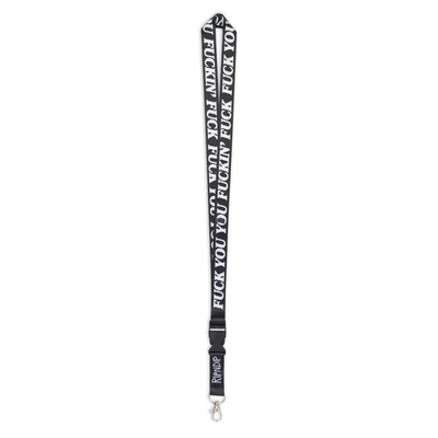 Ripndip Fuckin Fuck Lanyard Black