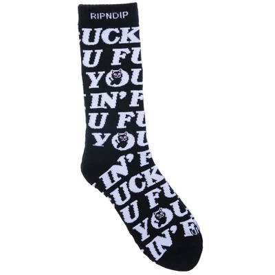 Ripndip Fuckin Fuck zokni Black 1 pár