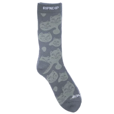 Ripndip Many Faces zokni Charcoal 1 pár