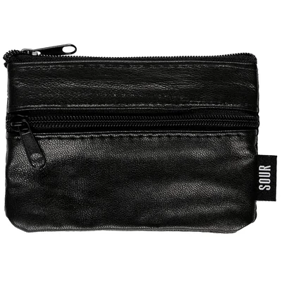 Sour Barcy Leather pénztárca Black