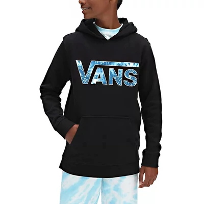 Vans Classic Boys gyerek kapucnis pulóver Black Aquatic Tie Dye