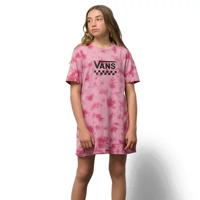 Vans Cloud Wash Girls Tee dress ruha lilas