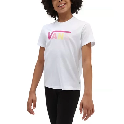 Vans Flying V Girls gyerek póló White Fuchsia Red