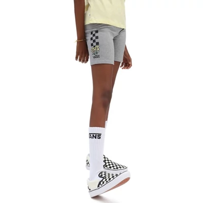 Vans Ground Level Girls Leggings biciklis gyerek rövidnadrág Grey Heather