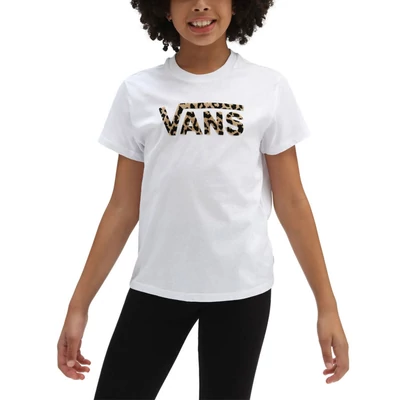 Vans Leopard Flying V Girls gyerek póló White