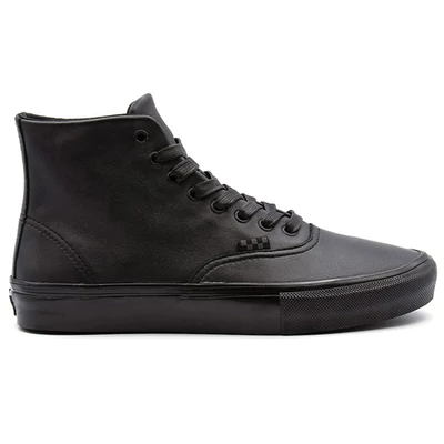Vans Skate Authentic High cipő Pearl Leather Black