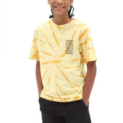 Vans Tie Dye Boys gyerek póló Golden Yellow