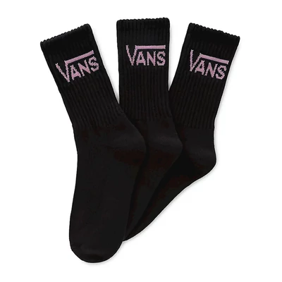 Vans Classic Crew wmns zokni Black Lilas 3 pár
