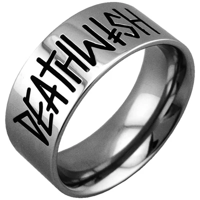 Deathwish Silver Ring gyűrű Silver 