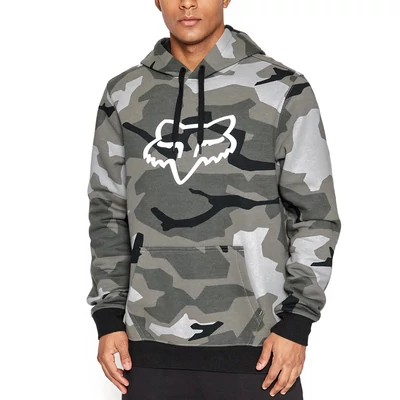 Fox Legacy Foxhead Camo kapucnis pulóver Black Camo