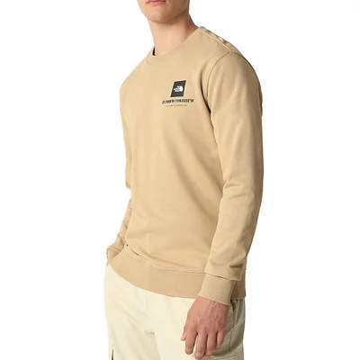The North Face Coordinates Crew pulóver Khaki Stone