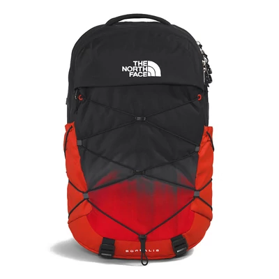 The North Face Borealis II hátizsák Fiery Red Dip Dye Large Print TNF Black