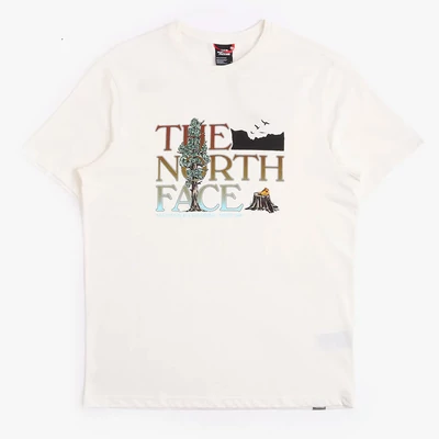 North Face Seasonal Graphic póló Gardenia White