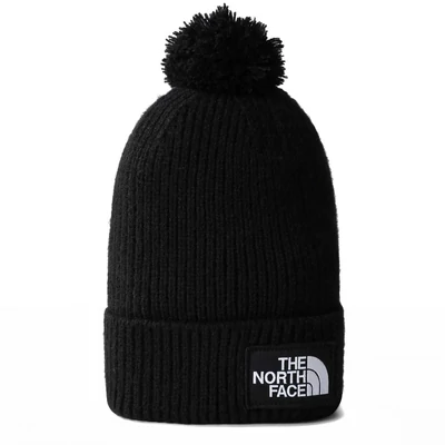 The North Face Logo Box Pom téli sapka Black