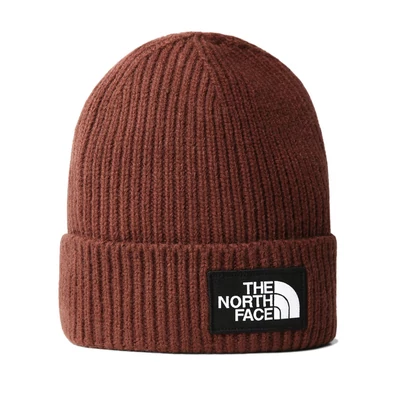 The North Face Logo Box Cuff téli sapka dark oak regular